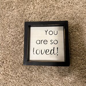 Black and White Inspirational Quote Frame